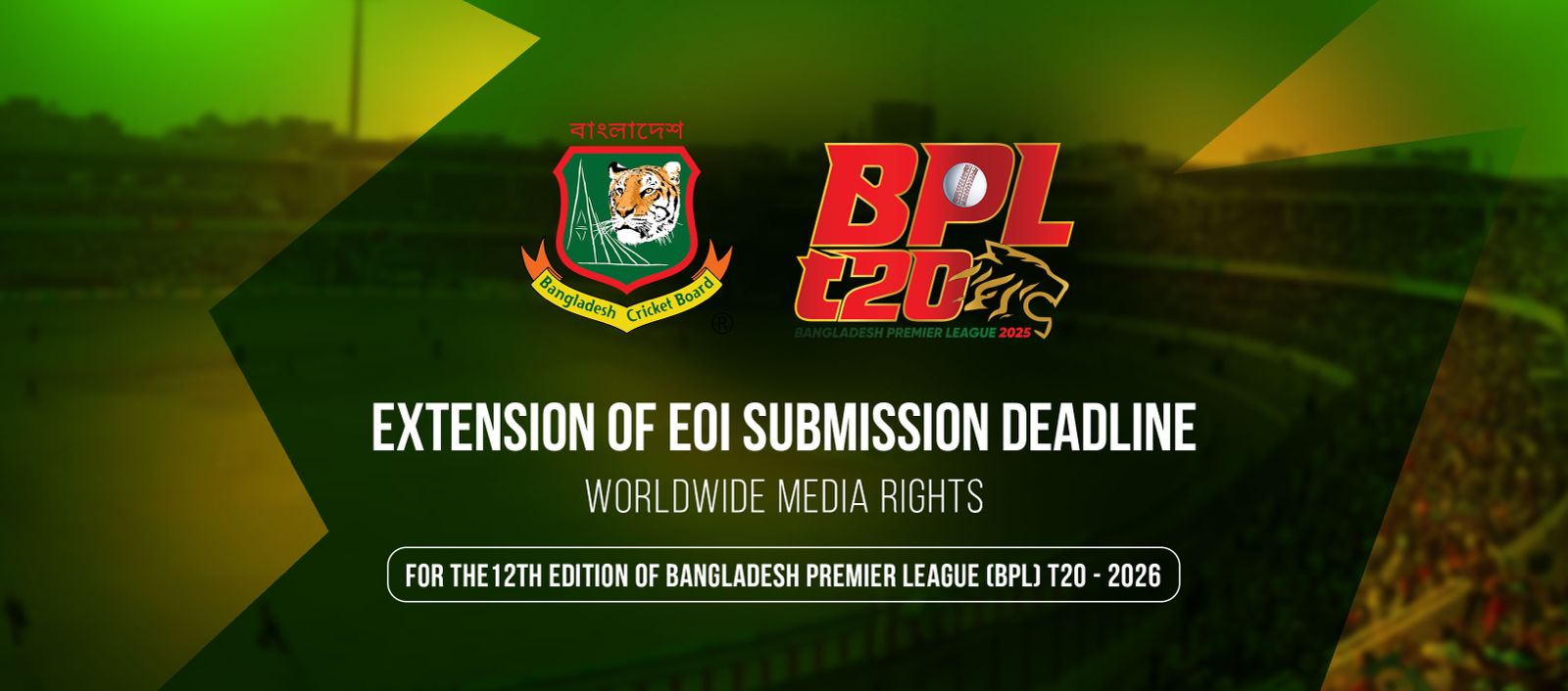 Notice for EXTENSION OF EOI SUBMISSION DEADLINE-Media Rights