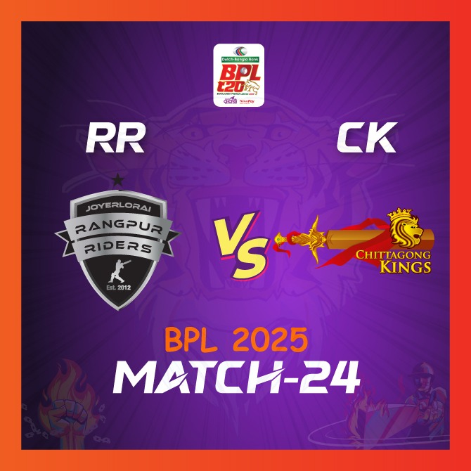 Match 24: Rangpur Riders vs Chittagong Kings